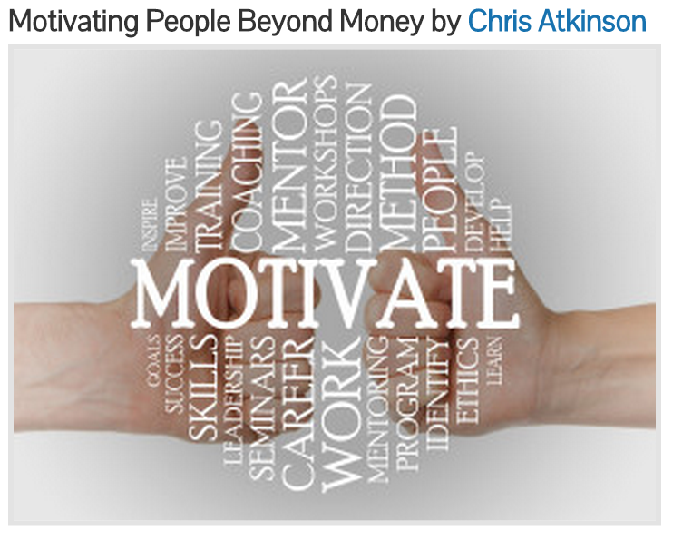 Motivation Beyond Money Blog with Chris Atkinson